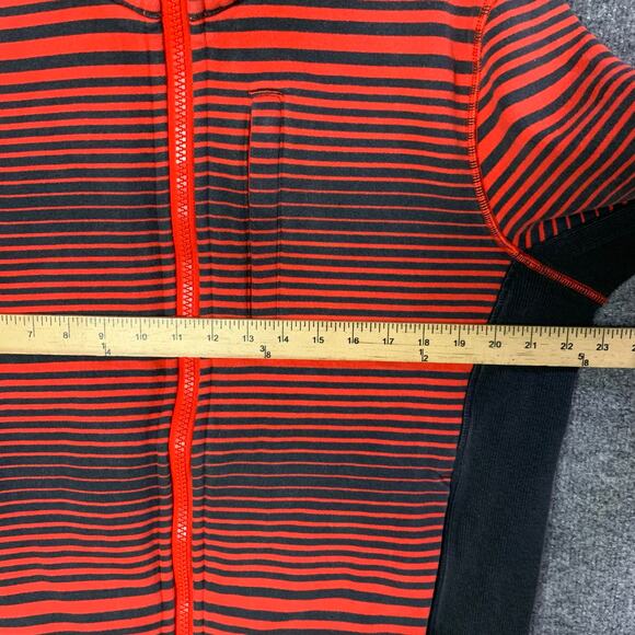 Lululemon Core Hoodie Sweatshirt Stripe Full Zip Logo Sweatshirt Men's Size L - Picture 3 of 6